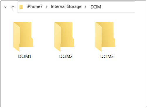 dcim files not show 1