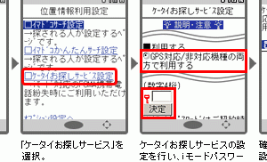 ガラホで位置情報を取得・送信する方法！