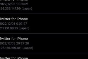 Twitterのログイン履歴、他人にバレる？確認と対策